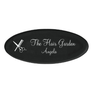 Nobles Friseursalon-Personal Namenschild