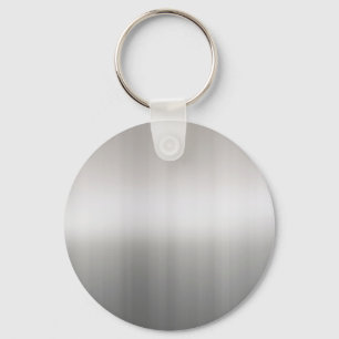 Nobles gebürstetes Aluminium Schlüsselanhänger
