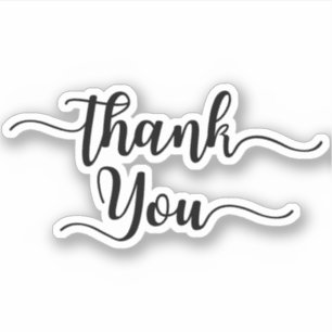 Nobles Geschäft danken Ihnen zu formen Aufkleber