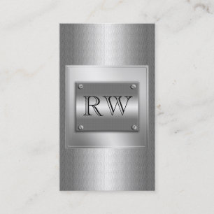 Nobles silbernes Metallunzerstörbare Visitenkarte