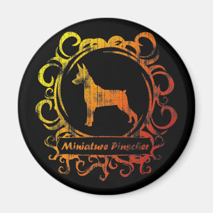 Nobles verwittertes minimales Button Magnet