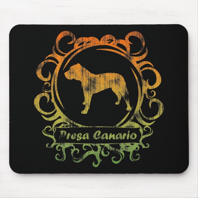 Nobles verwittertes Presa Canario Mousepad (Vorne)