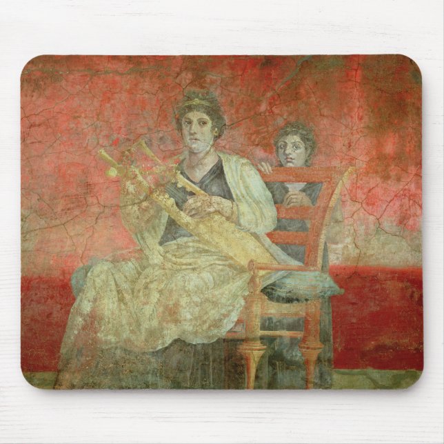 Noblewoman, der ein Cithera spielt Mousepad (Vorne)