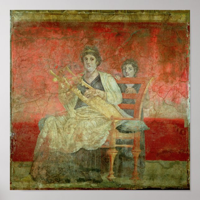 Noblewoman spielt Cithera Poster (Vorne)