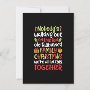 Nobody's Walking Out On This Fun Old Family Christ Einladung