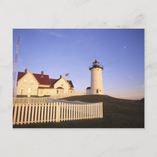 Nobska Leuchtturm, Woods Hole, Massachusetts Postkarte
