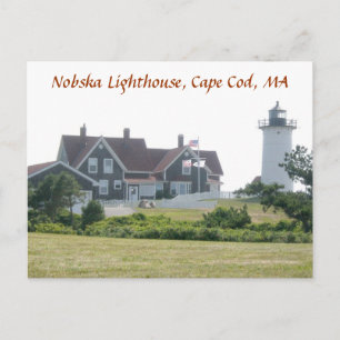 Nobska Lighthouse, Cape Cod, MA Postcard #1 Postkarte