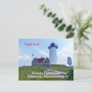 Nobska Lighthouse Cape Cod MA Postkarte