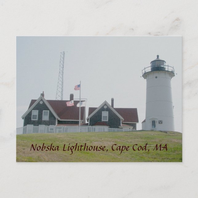 Nobska Lighthouse Postcard Postkarte (Vorderseite)
