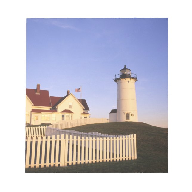 Nobska Lighthouse, Wald Hole, Massachusetts Notizblock (Vorderseite)