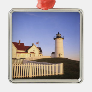 Nobska Lighthouse, Woods Hole, Massachusetts Silbernes Ornament