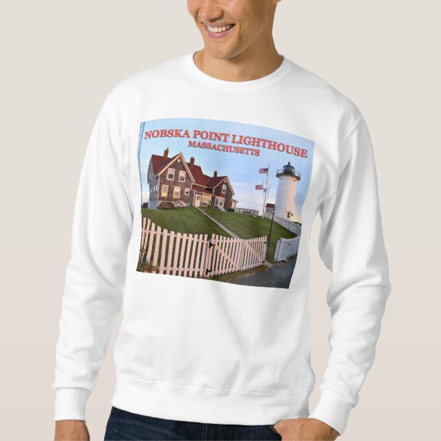 Nobska Point Lighthouse, Massachusetts Sweatshirt (Vorderseite)