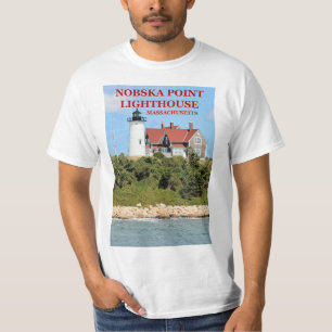 Nobska Point Lighthouse, Massachusetts T - Shirt