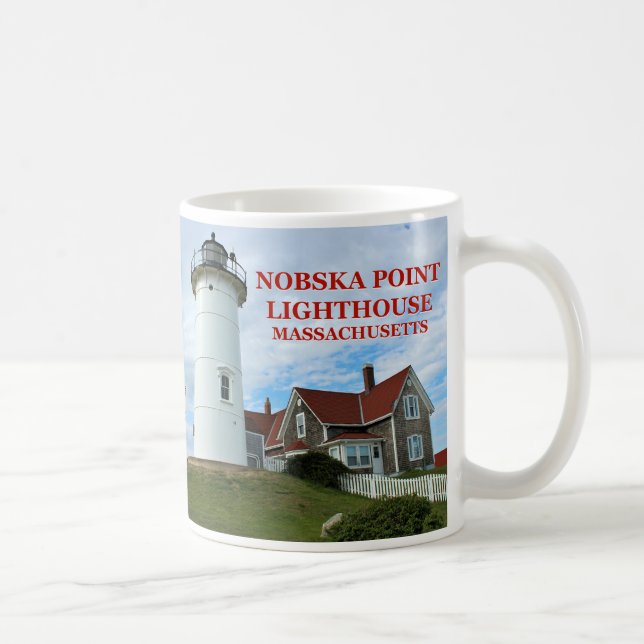 Nobska Point Lighthouse, Massachusetts Tasse (Rechts)
