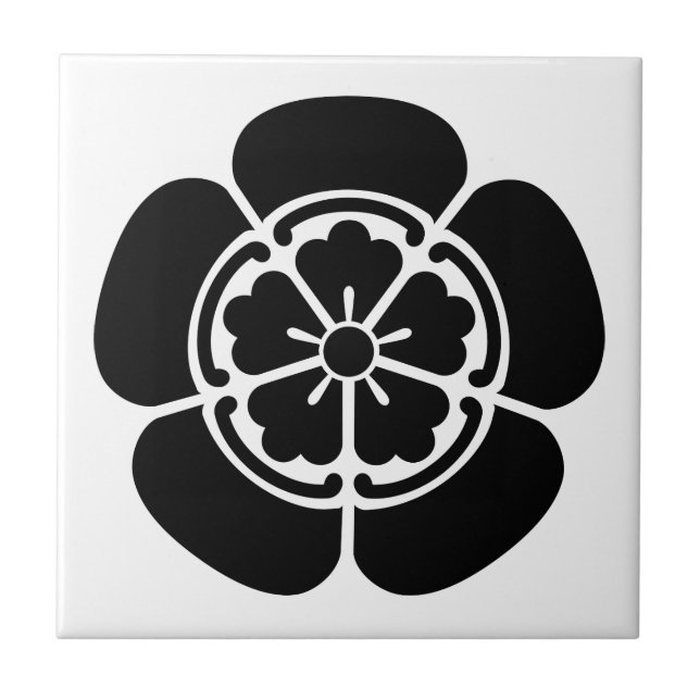 Nobunaga Oda Fliese (Vorderseite)