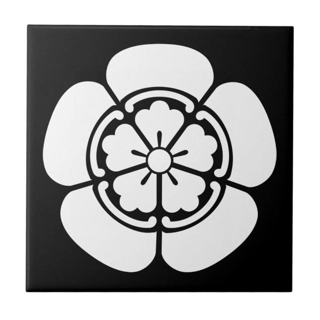 Nobunaga Oda Fliese (Vorderseite)