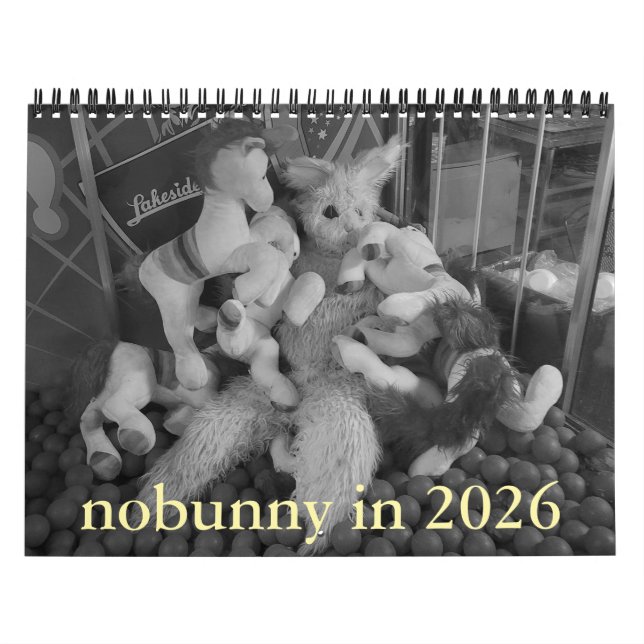 nobunny in 2026 calendar retrospective edition kalender (Titelbild)