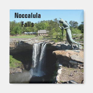 Noccalula Falls Foto Magnet Gadsden Alabama