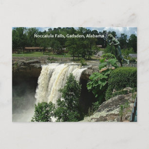 Noccalula Falls, Gadsden, Alabama Postkarte