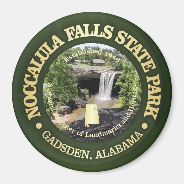 Noccalula Falls SP Magnet (Vorne)