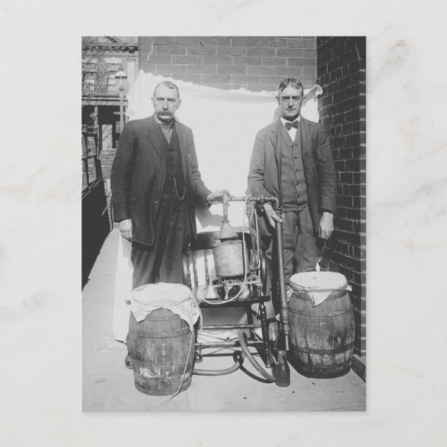 Noch 1920 zeigen Agent Whiskey an Postkarte (Vorderseite)