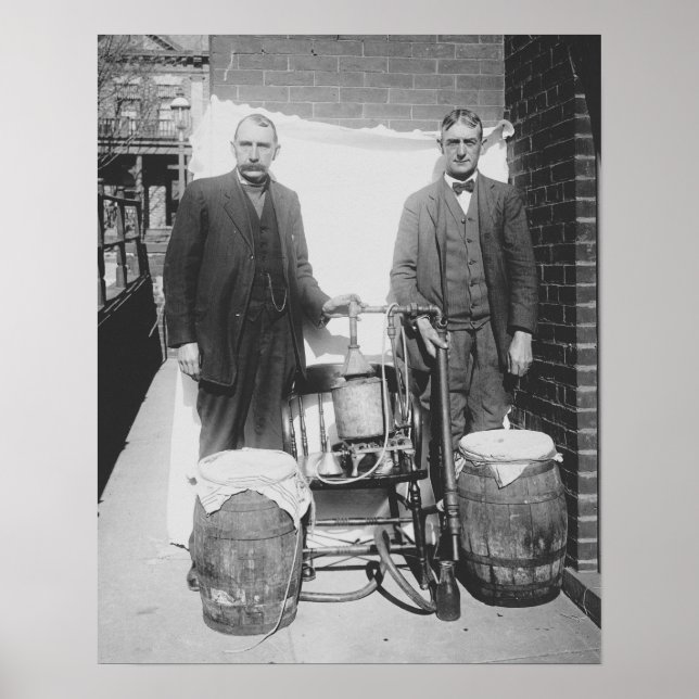 Noch 1920 zeigen Agent Whiskey. Vintag Poster (Vorne)