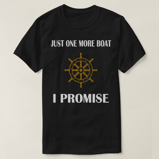 Noch ein Boot, das ich verspreche Captain Christma T-Shirt (Design vorne)