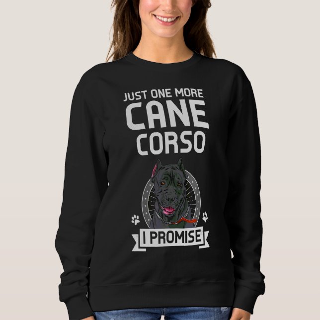 Noch ein Cane Corso verspreche ich Cane Corso Sweatshirt (Vorderseite)