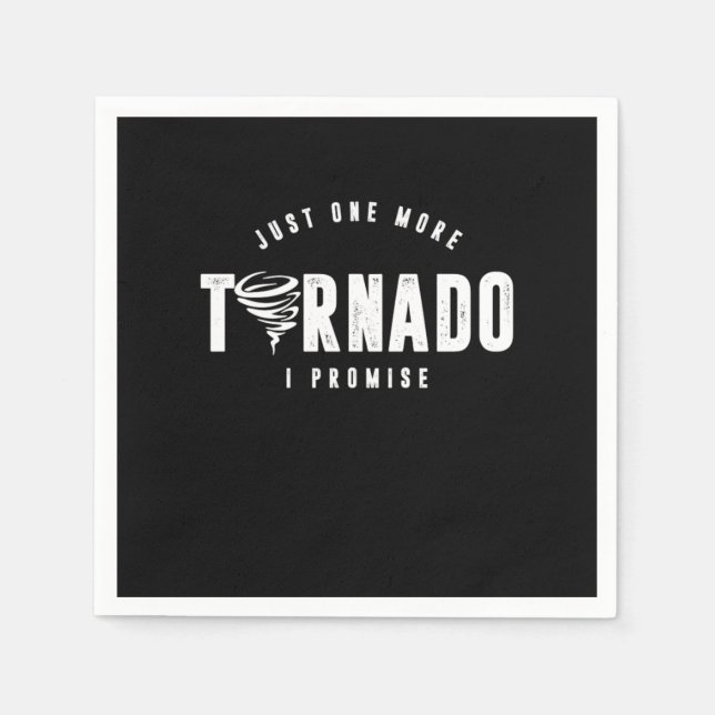 Noch ein Geschenk des Tornado Sturm Chaser Hurrica Serviette (Vorderseite)