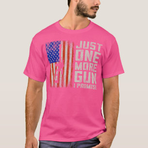 Noch ein Gun verspreche ich den amerikanischen Fla T-Shirt