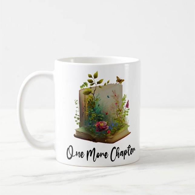 Noch ein Kapitel, Blume grafisch buchen Kaffeetasse (Links)