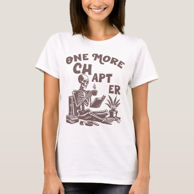Noch ein Kapitel, Coffee Book Lover T-Shirt (Vorderseite)