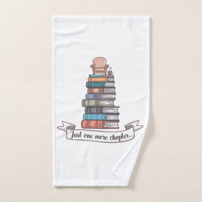Noch ein Kapitel - Cosy Book Lover Design Handtuch (Handtuch)