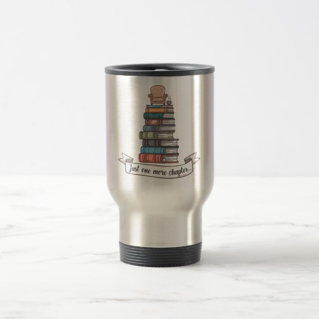 Noch ein Kapitel - Cosy Book Lover Design Reisebecher (Mittel)