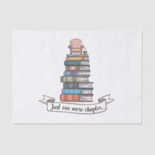 Noch ein Kapitel - Cosy Book Lover Design Seidenpapier
