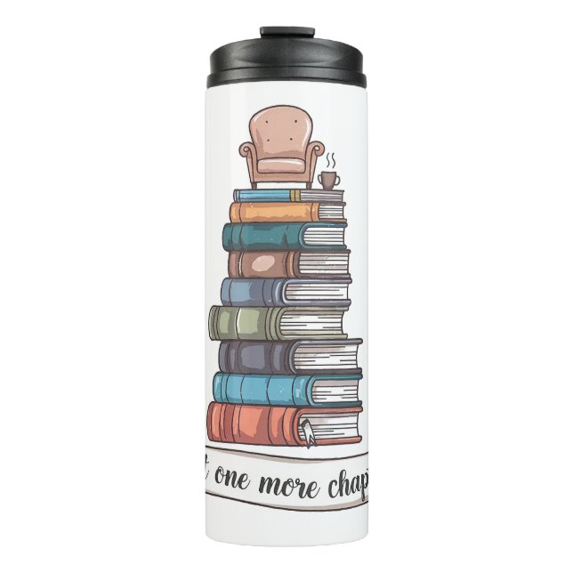 Noch ein Kapitel - Cosy Book Lover Design Thermosbecher (Vorderseite)