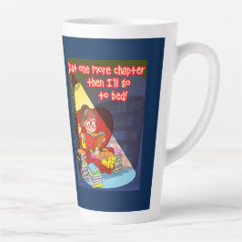 Noch ein Kapitel, dann gehe ich ins Bett Milchtasse