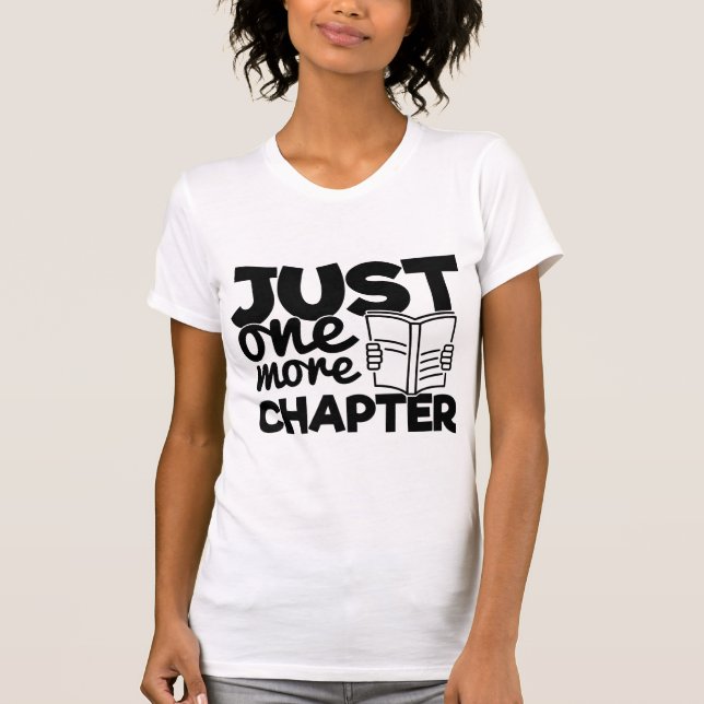 Noch ein Kapitel Funny Bookworm Reader Angebot T-Shirt (Vorderseite)