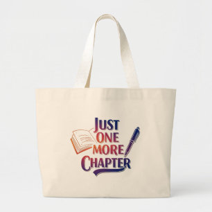 Noch ein Kapitel Jumbo Tote Bag für Buch Stoffbeutel