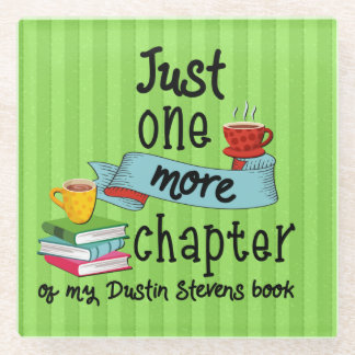 Noch ein Kapitel meines Buches von Dustin Stevens Glasuntersetzer