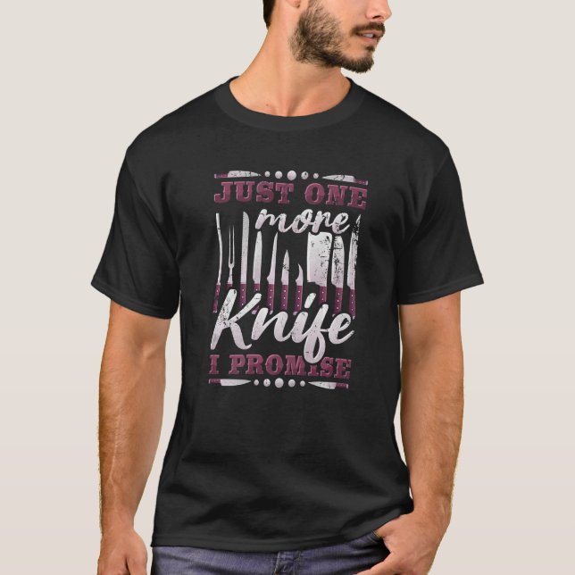 Noch ein Messer, das ich versprochen habe, Messer- T-Shirt (Vorderseite)