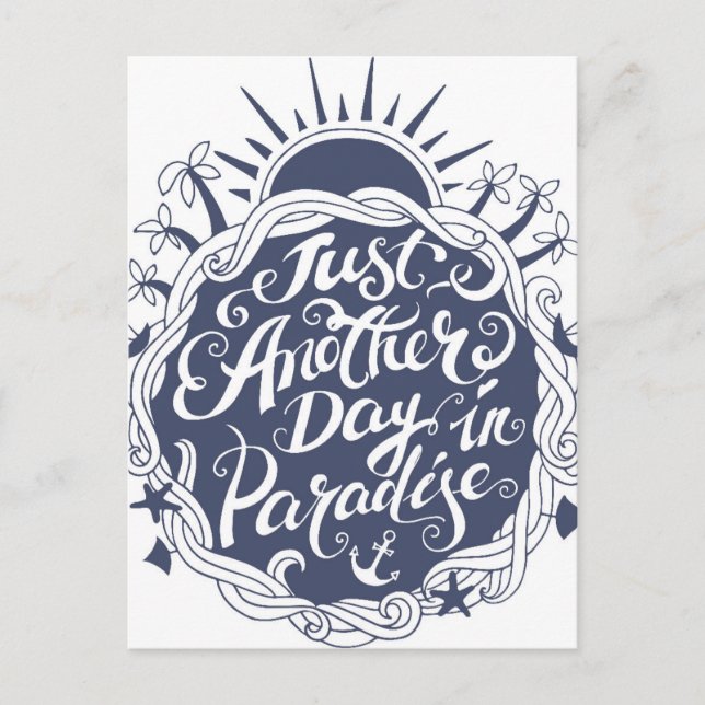Noch ein Paradies Postkarte (Vorderseite)