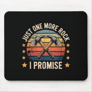 Noch ein Rock I Versprechen Geologe Retro Style Mousepad