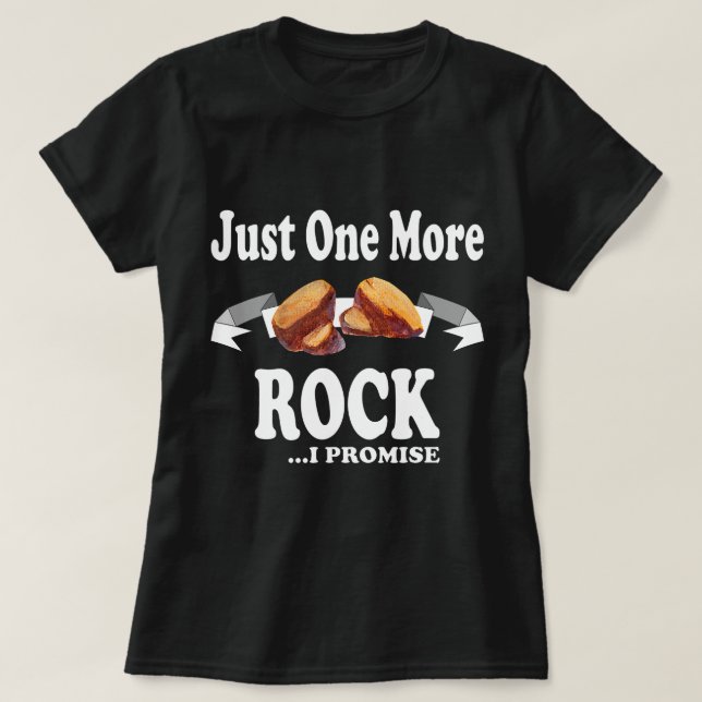 Noch ein Rock I Versprechen Geologie Geologe Geo T-Shirt (Design vorne)