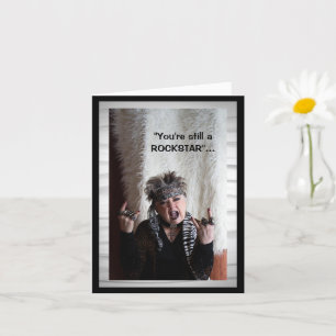 Noch ein Rockstar in meiner Träumerkarte Karte