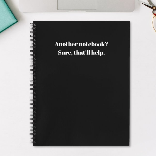 Noch ein schönes Notebook? Das wird Sarcastic helf Notizbuch (Von Creator hochgeladen)