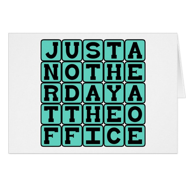 Noch ein Tag im Büro (Vorderseite (Horizontal))