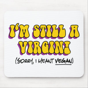 Noch eine Jungfrau - ich meine Vegan! Funny Vegeta Mousepad