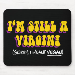 Noch eine Jungfrau - ich meine Vegan! Funny Vegeta Mousepad