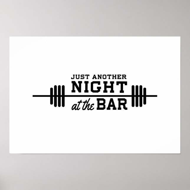 Noch eine Nacht am Bar Poster (Vorne)